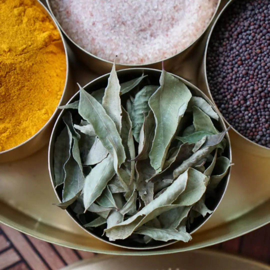 Curry Leaves, Dried, Certified Organic - 1 oz