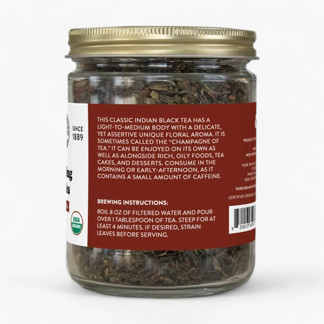 Darjeeling Black Tea, Certified Organic - 4 oz