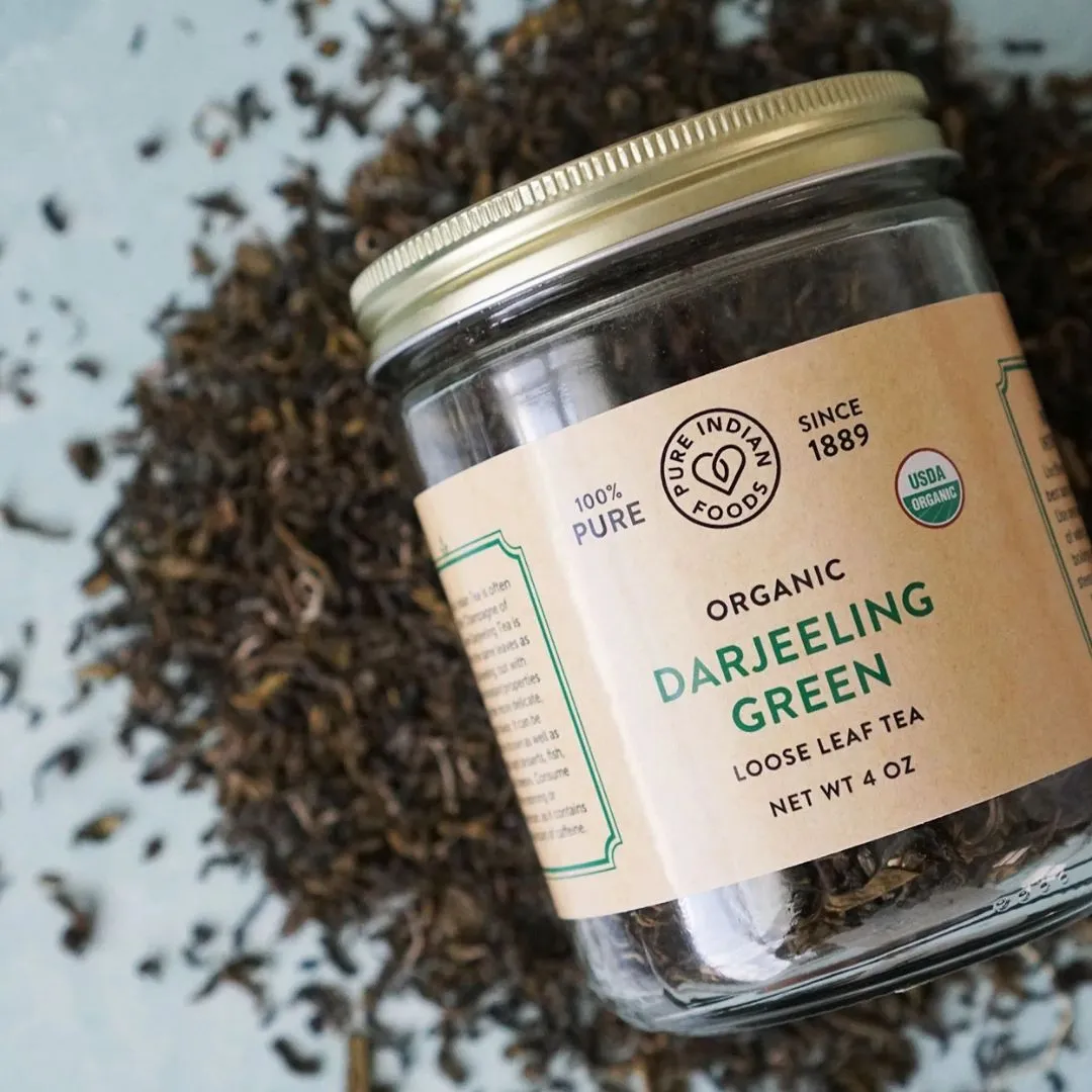 Darjeeling Green Tea, Certified Organic - 4 oz