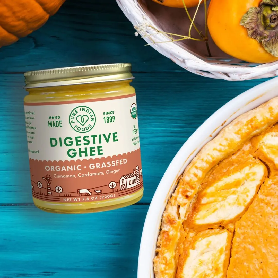Digestive Ghee, Grassfed and Certified Organic