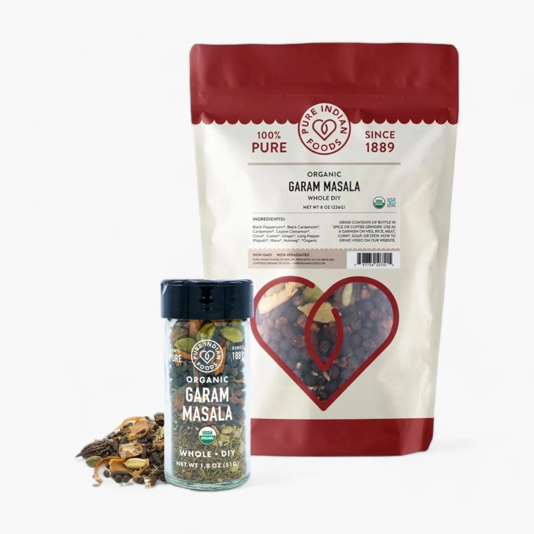 Garam Masala Diy - Exotic Whole Spices - Treasured Family Recipe (1.8 Glass Bottle)