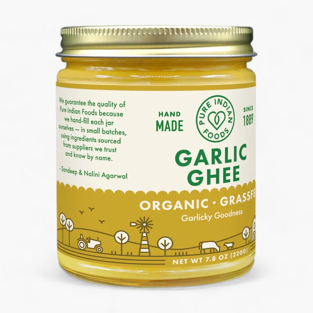 Garlic Ghee, Grassfed and Certified Organic