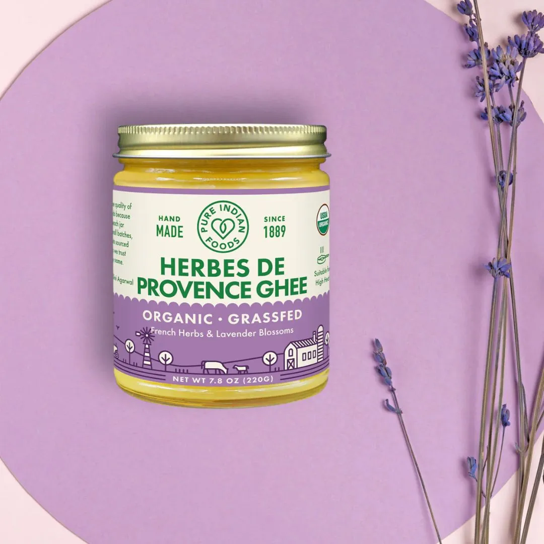 Herbes De Provence Ghee, Grassfed and Certified Organic
