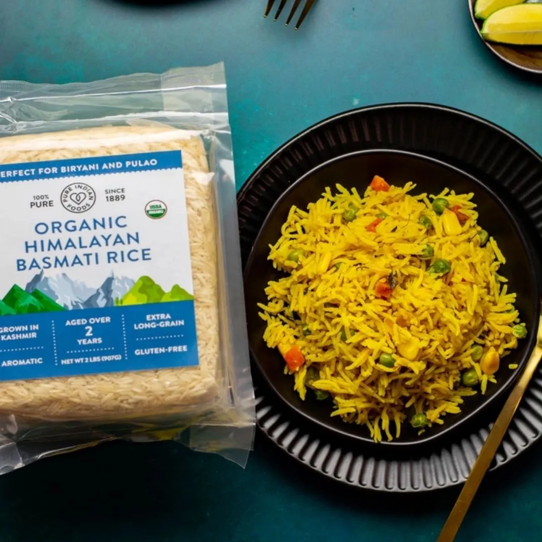 Himalayan Basmati Rice Aged 2 Years, Certified Organic - 2 L