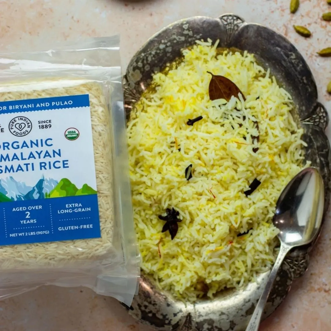 Himalayan Basmati Rice Aged 2 Years, Certified Organic - 2 L