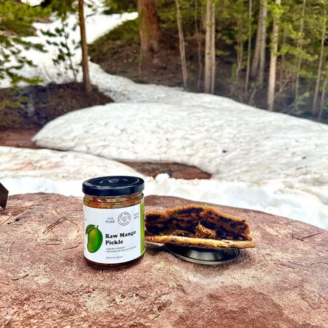 Indian Raw Mango Pickle - Limited Edition, Seasonal - 9 oz