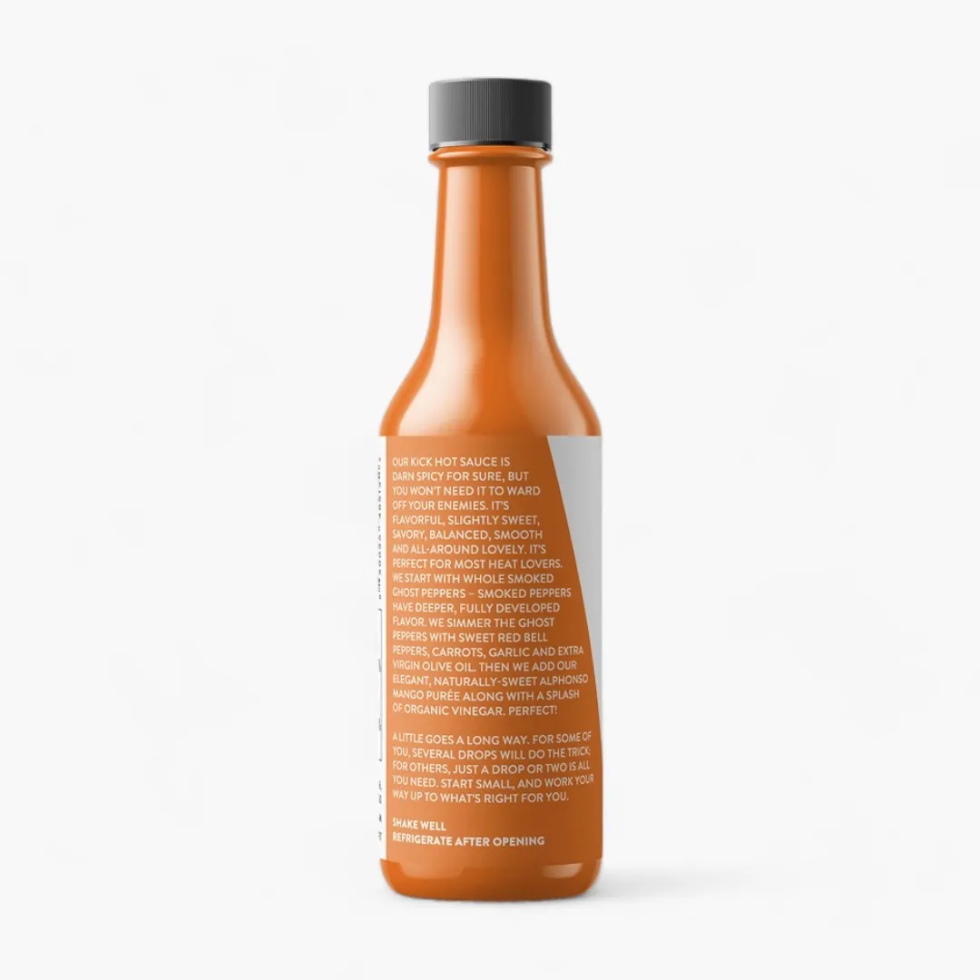 Kick Hot Sauce, Certified Organic - 5 oz