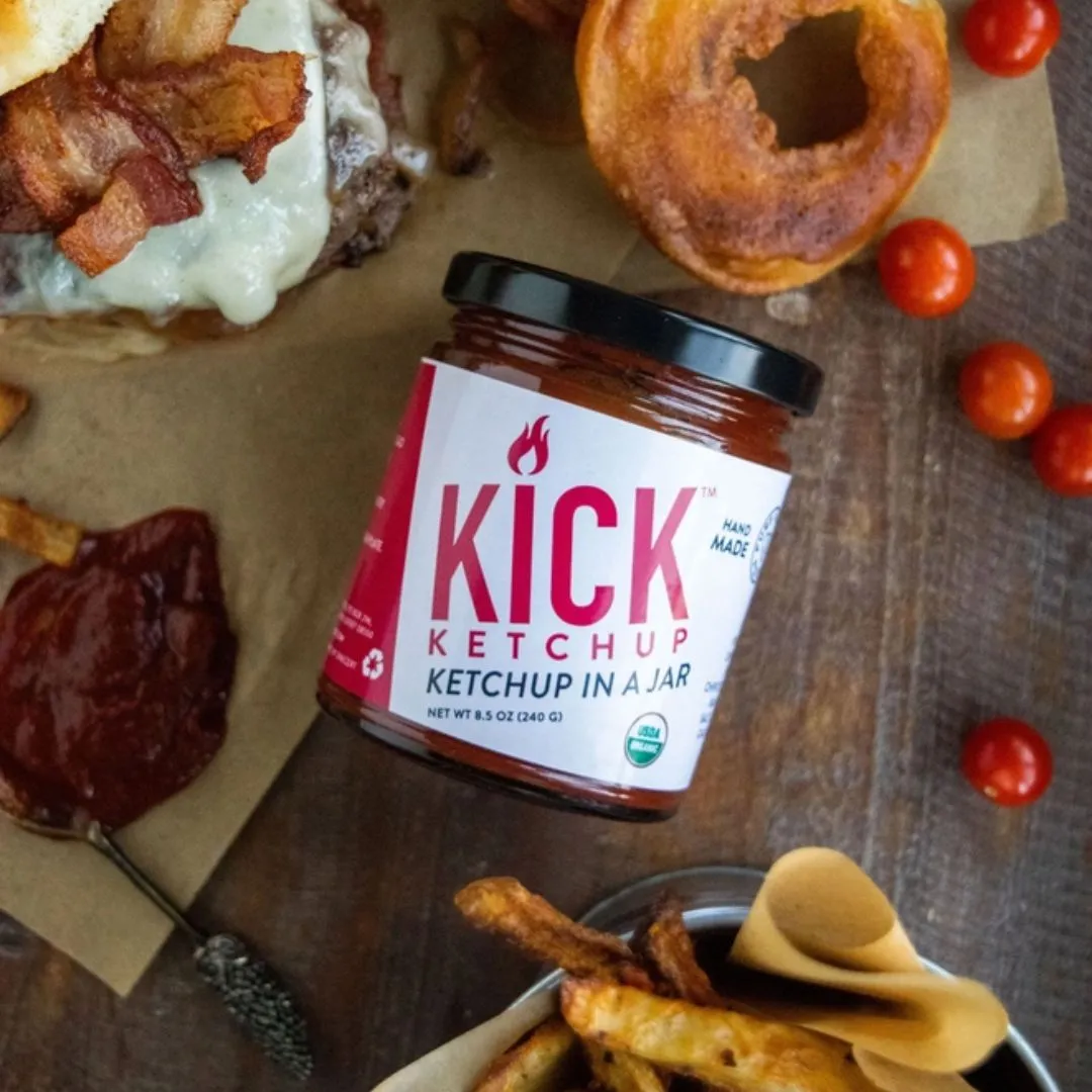 Kick Ketchup, Certified Organic - 8.5 oz