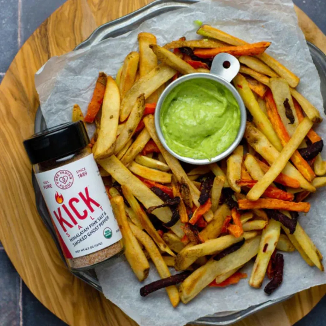 Kick™ Salt - Himalayan Pink Salt & Smoked Ghost Pepper, Cert