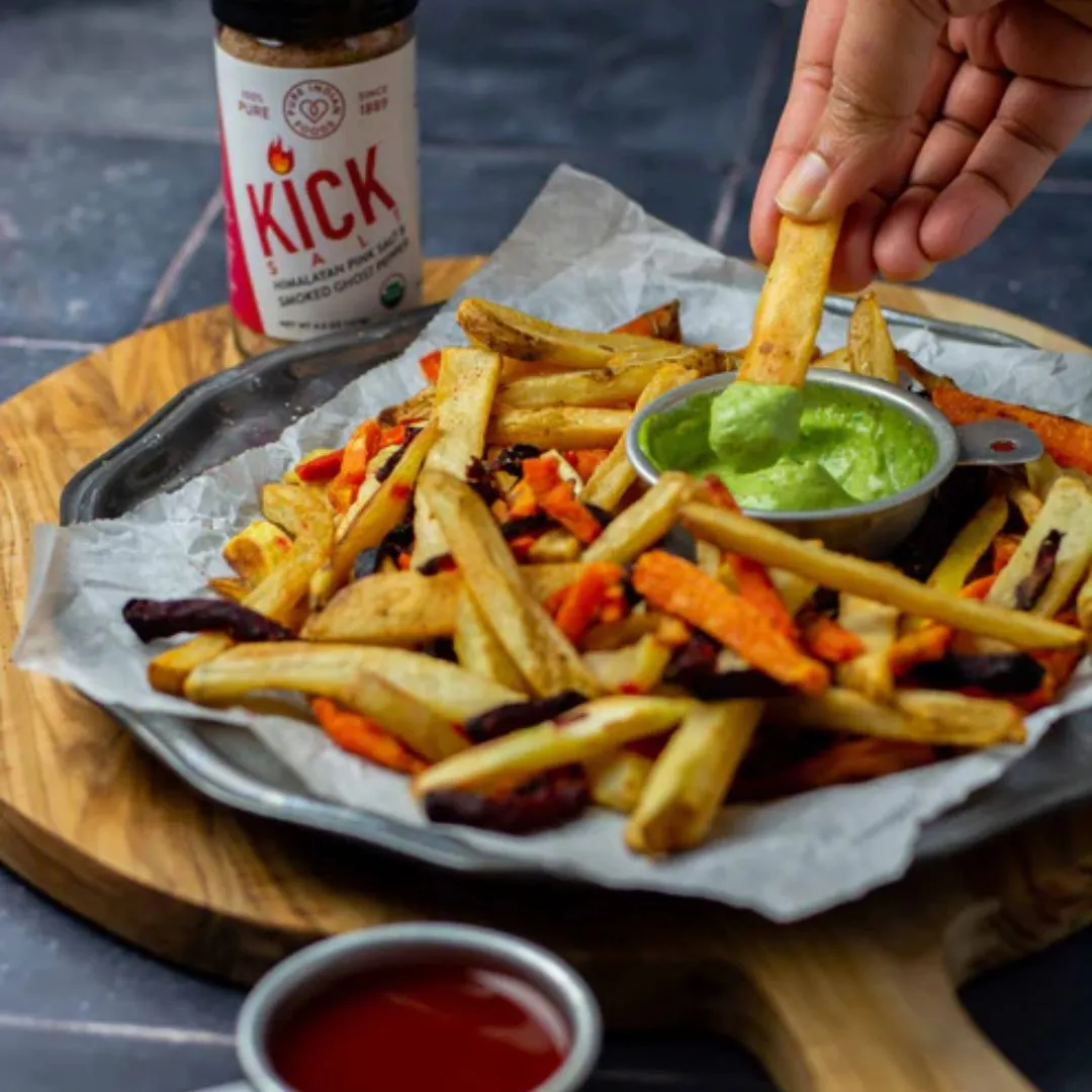 Kick™ Salt - Himalayan Pink Salt & Smoked Ghost Pepper, Cert