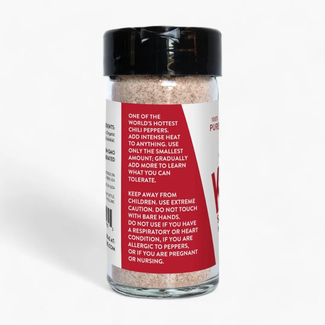 Kick™ Salt - Himalayan Pink Salt & Smoked Ghost Pepper, Cert