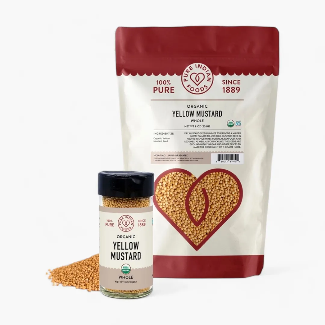 Mustard Seed Yellow, Certified Organic (3 oz Glass Bottle)