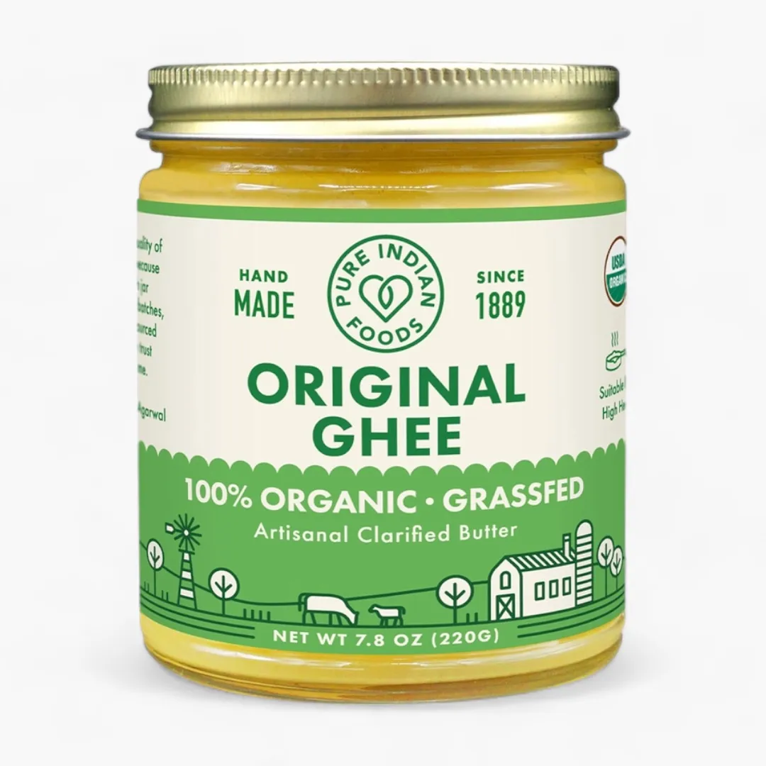 Original Ghee, Grassfed and Certified Organic - 14 oz (398 g)