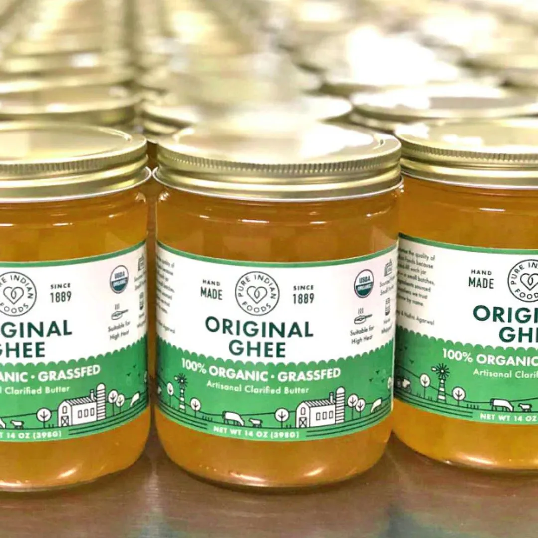 Original Ghee, Grassfed and Certified Organic - 14 oz (398 g)