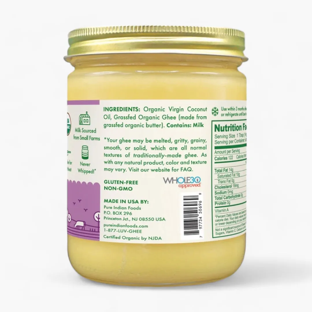 Primalfat Coconut Ghee, Virgin and Certified Organic