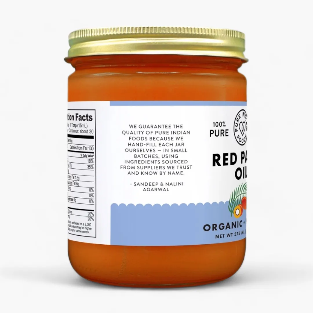 Red Palm Oil, Certified Organic - 12.6 oz
