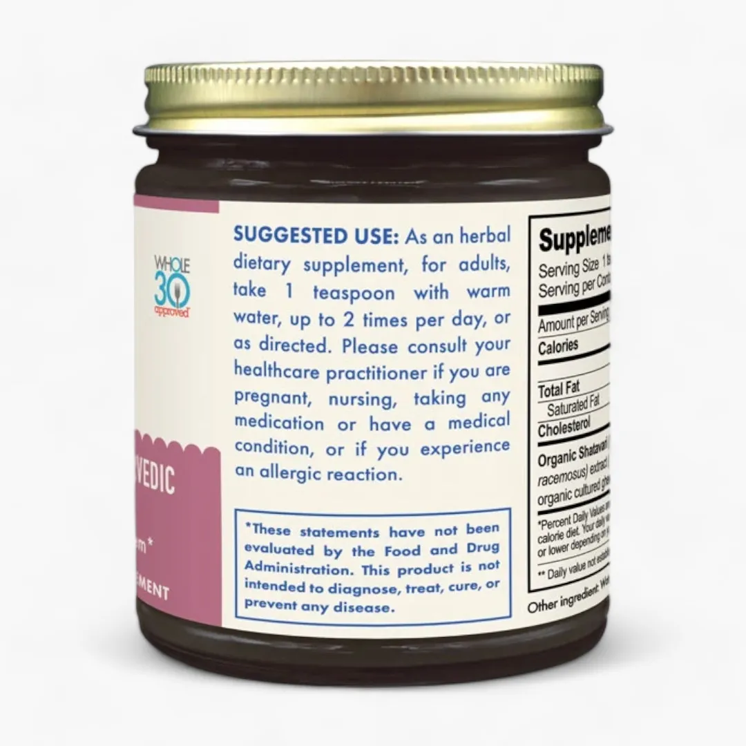 Shatavari Ghee, Grassfed and Certified Organic