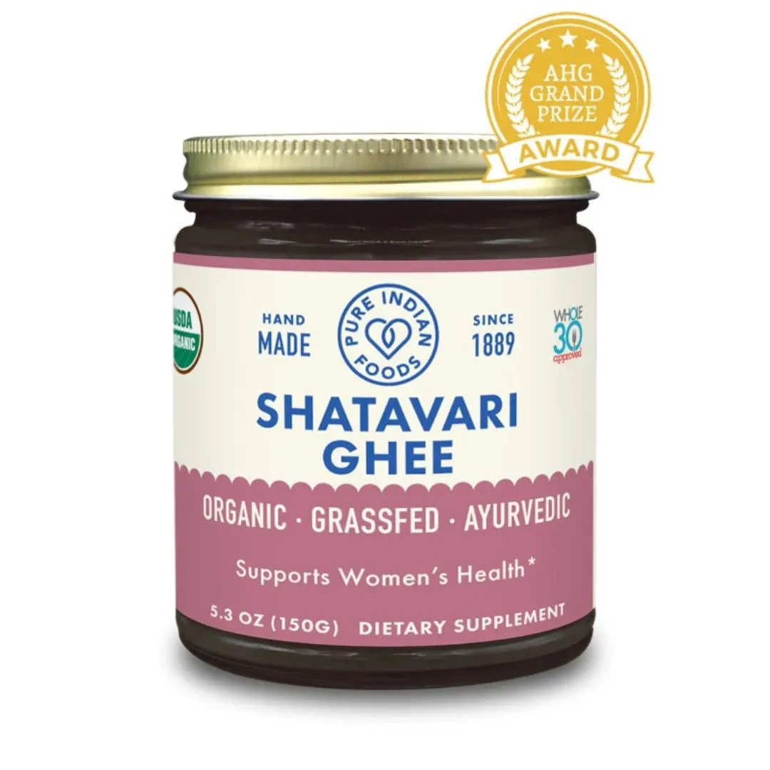 Shatavari Ghee, Grassfed and Certified Organic