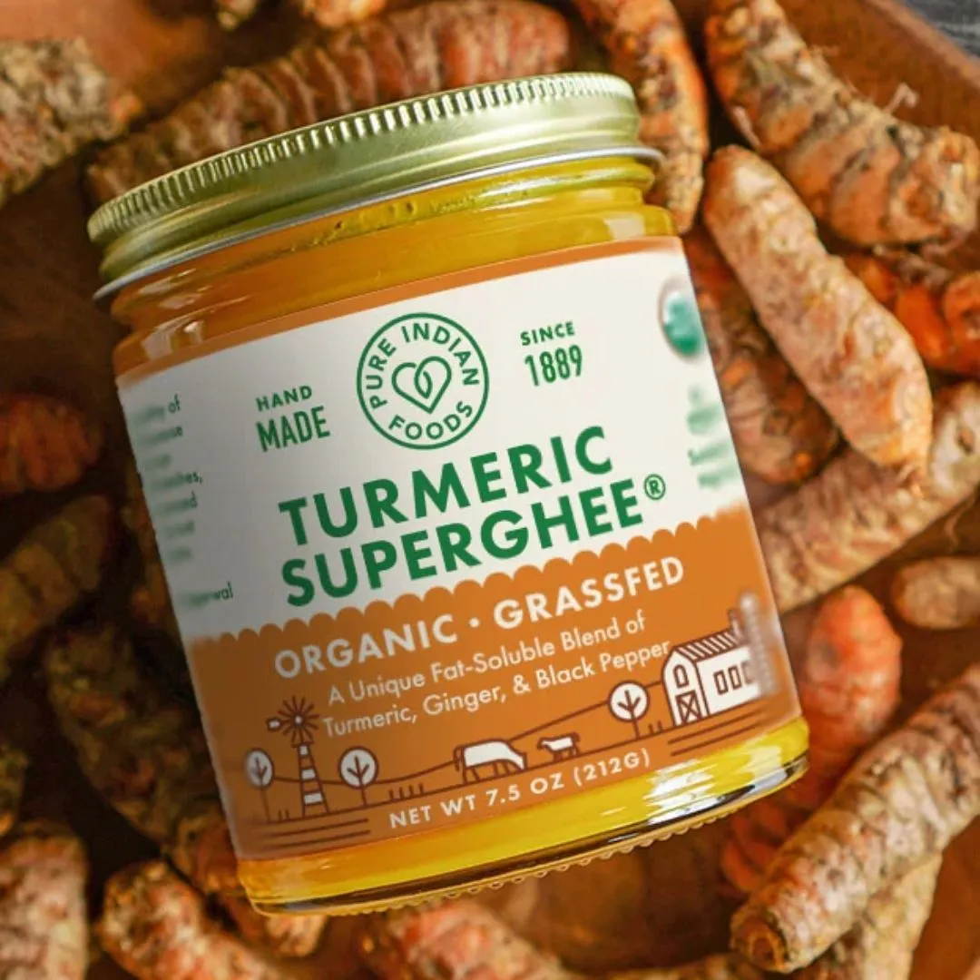 Turmeric Superghee, Grassfed and Certified Organic