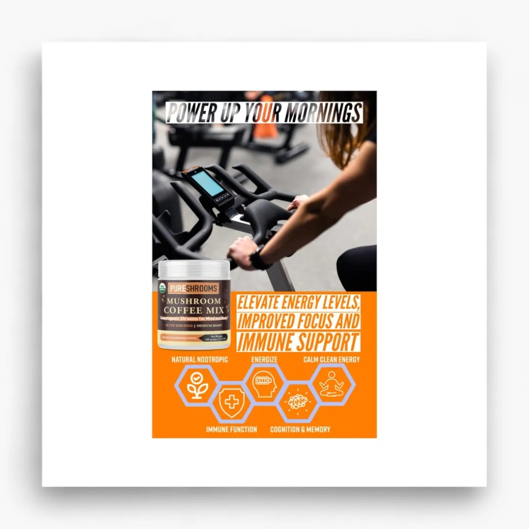 Adaptogenic Mind & Body Mushroom Coffee | 100g | 50 Servings