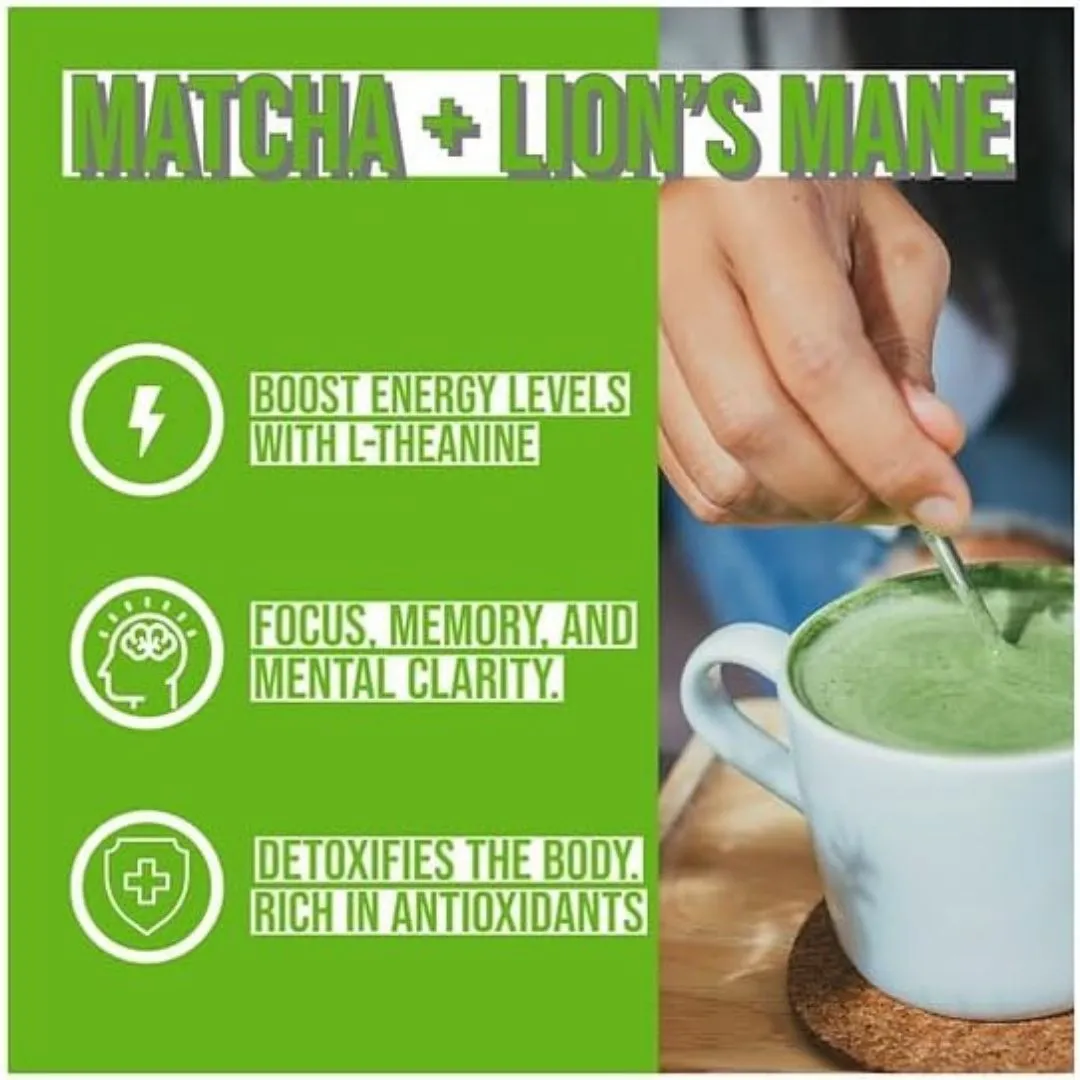 Mushroom Matcha Green Tea Mix