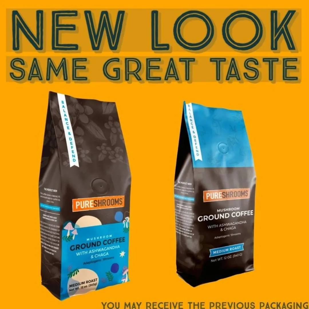 Pureshrooms Balance & Defend Mushroom Ground Coffee