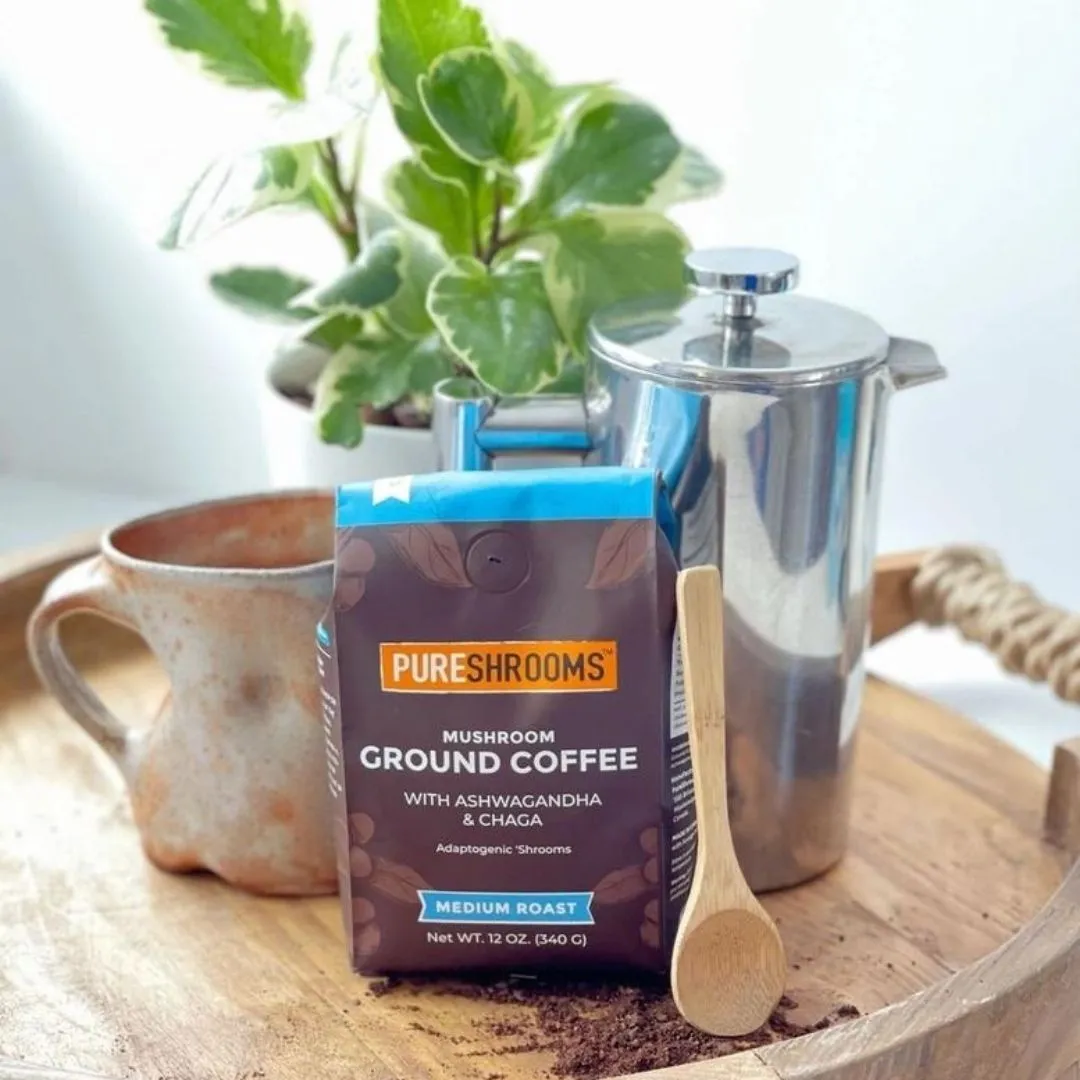 Pureshrooms Balance & Defend Mushroom Ground Coffee
