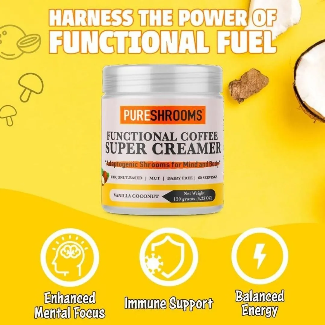Pureshrooms Functional Super Coffee Creamer (Vanilla)