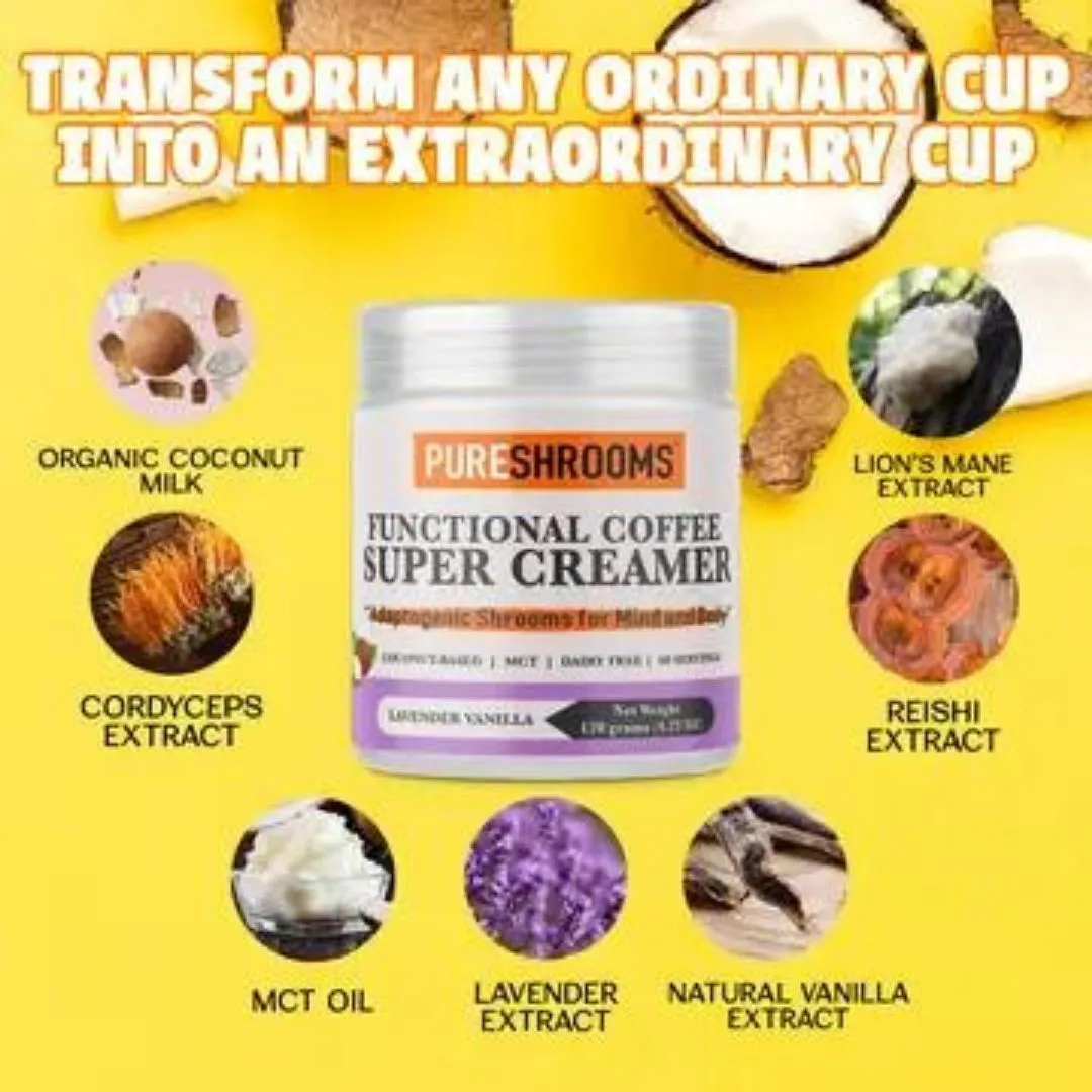 Pureshrooms Functional Super Coffee Creamer (Vanilla)
