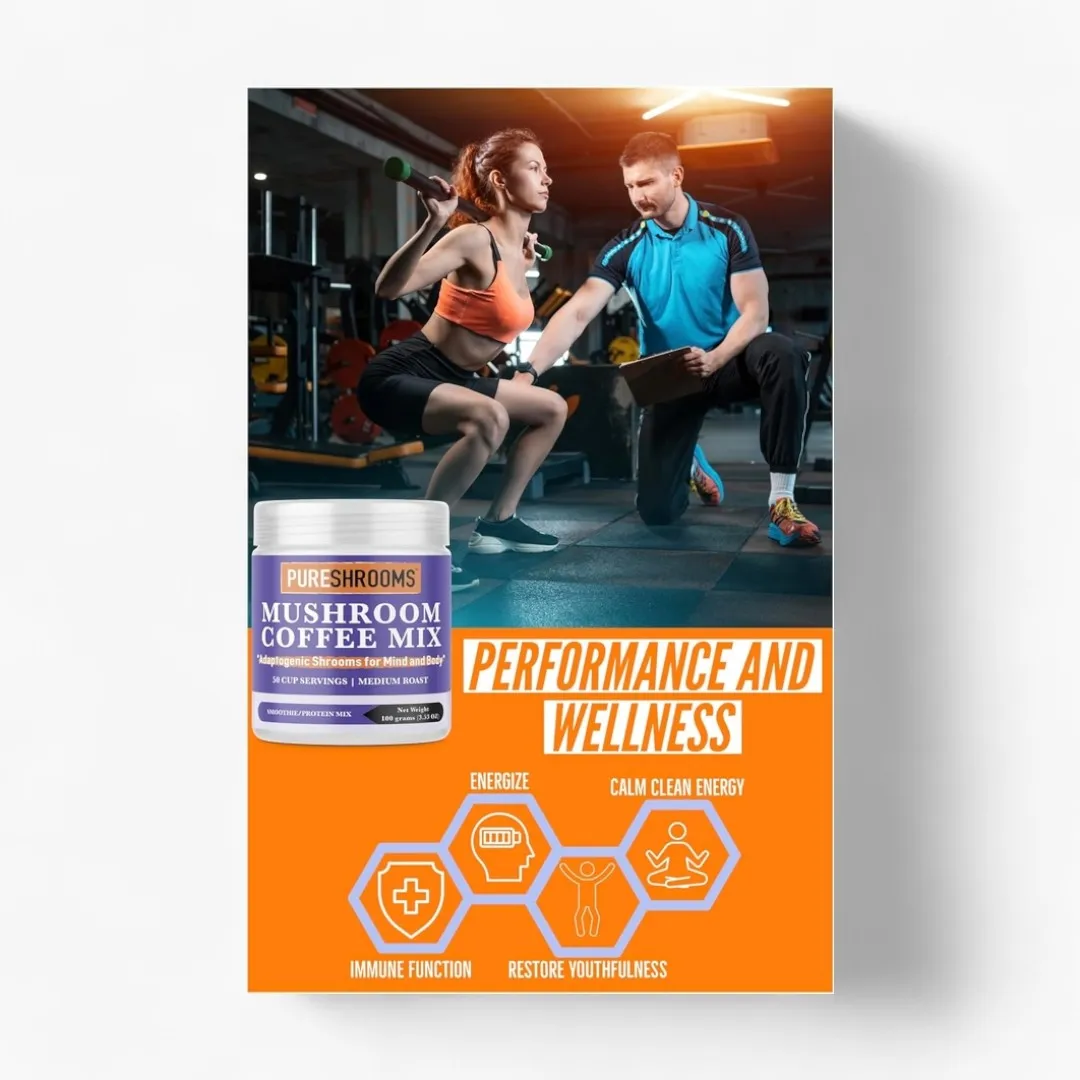 Pureshrooms Mushroom Coffee Superfood Blend