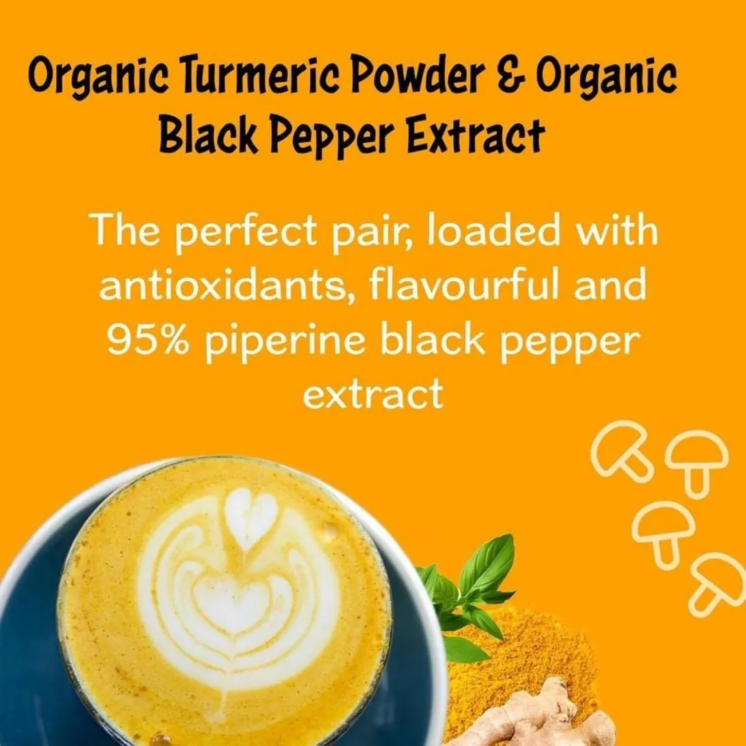 Pureshrooms Turmeric Latte w/ Lion's Mane & Turkey Tail