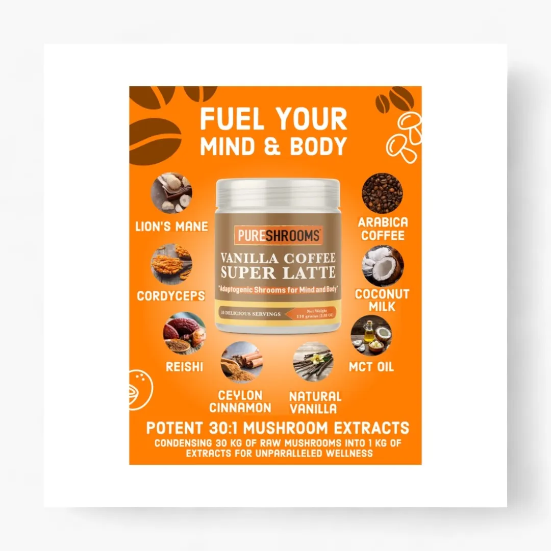 Vanilla Coffee Super Latte | 110g | 10 Servings