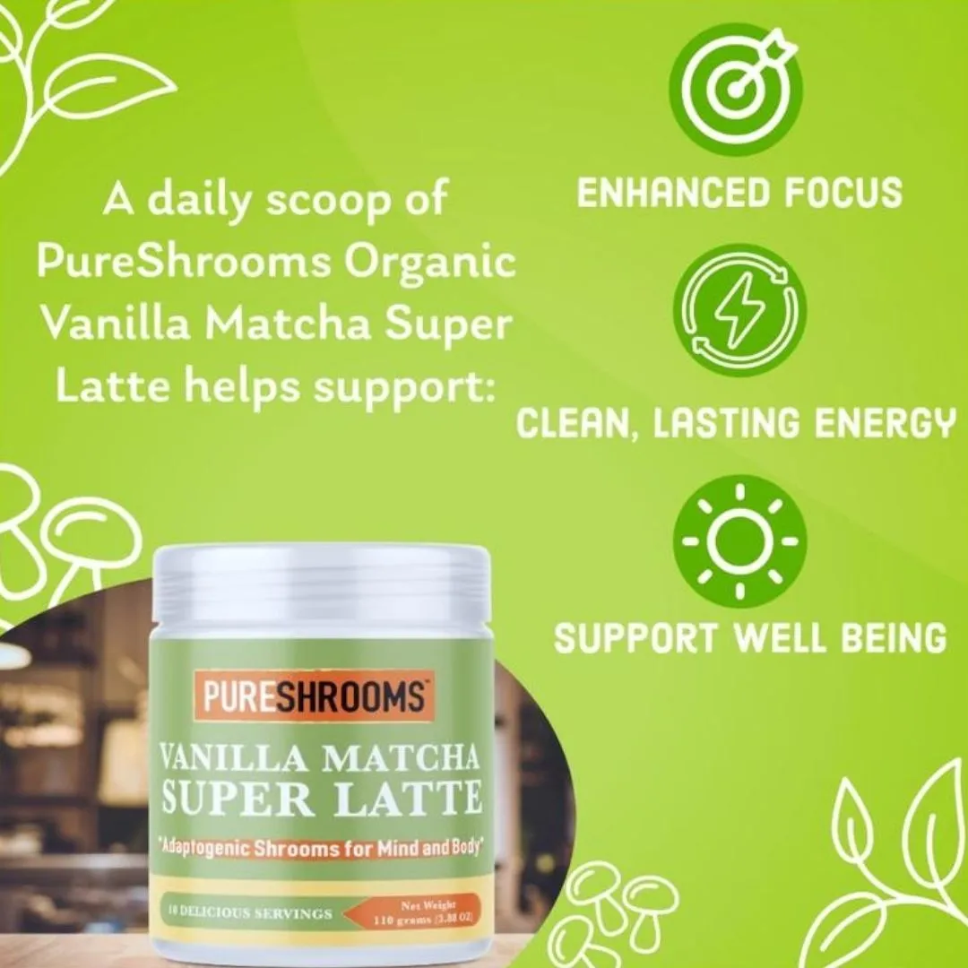 Vanilla Matcha Super Latte | 110g | 10 Servings