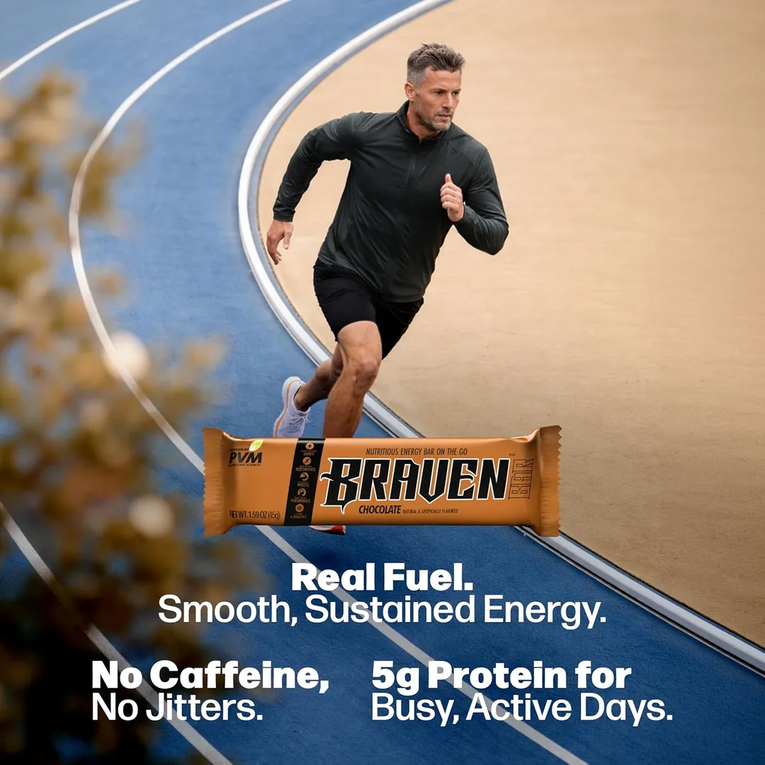 BRAVEN Energy Bar Assorted Variety Pack 10-pack