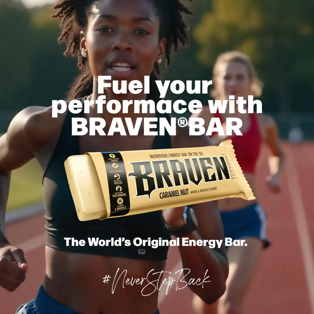 BRAVEN Energy Bar Caramel Nut 20-pack