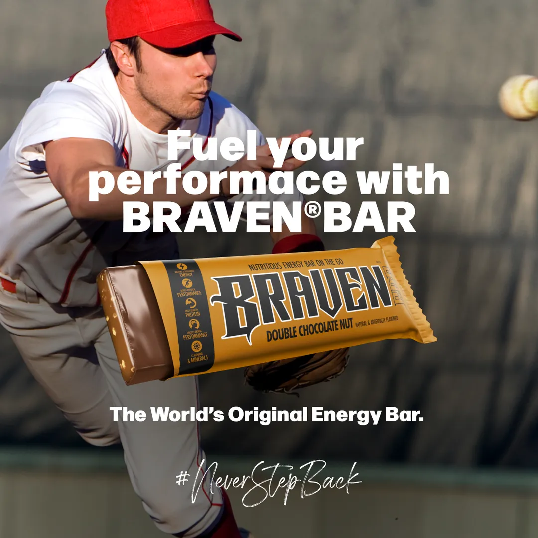 BRAVEN Energy Bar Double Chocolate Nut 20-pack