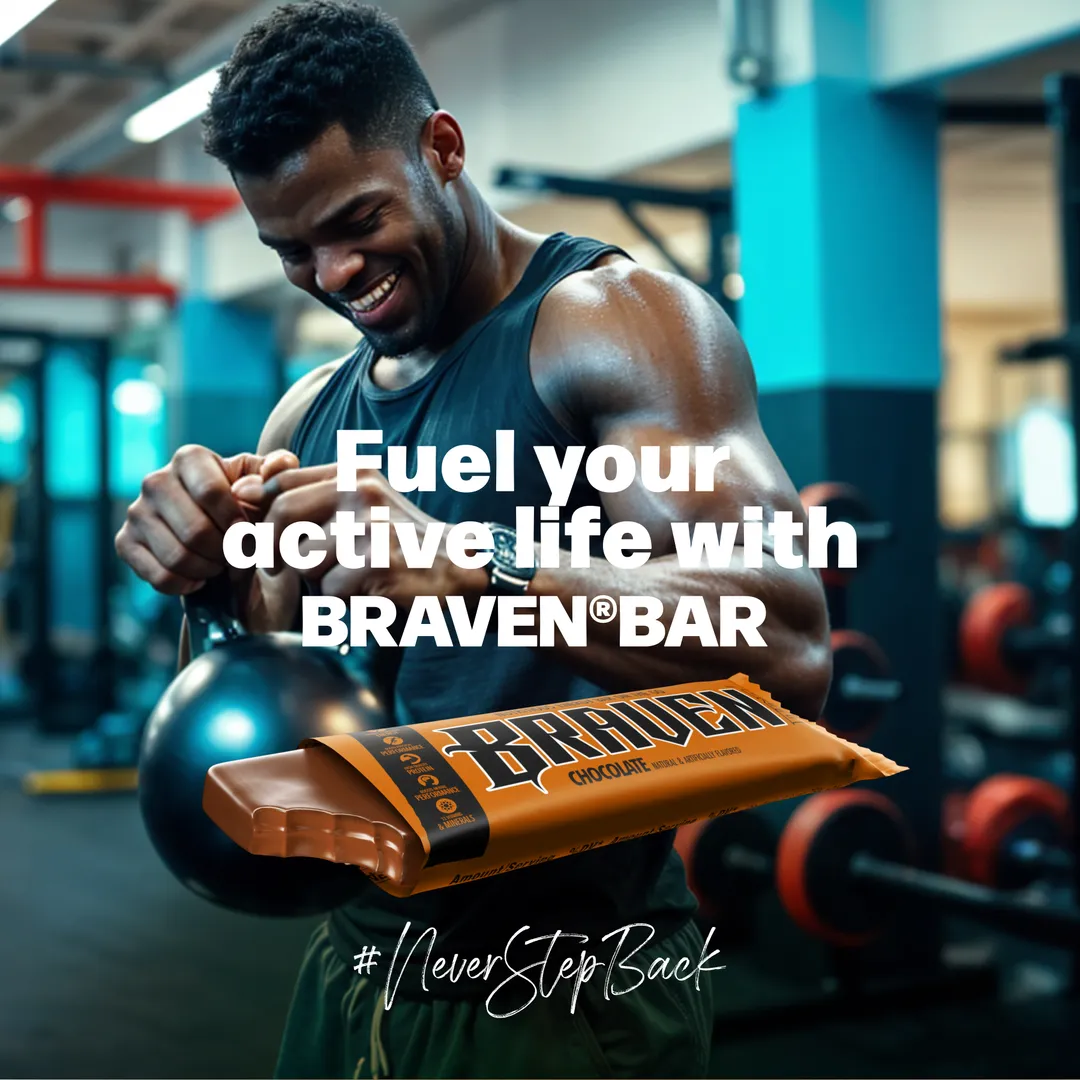 BRAVEN Energy Bar Chocolate 20-pack