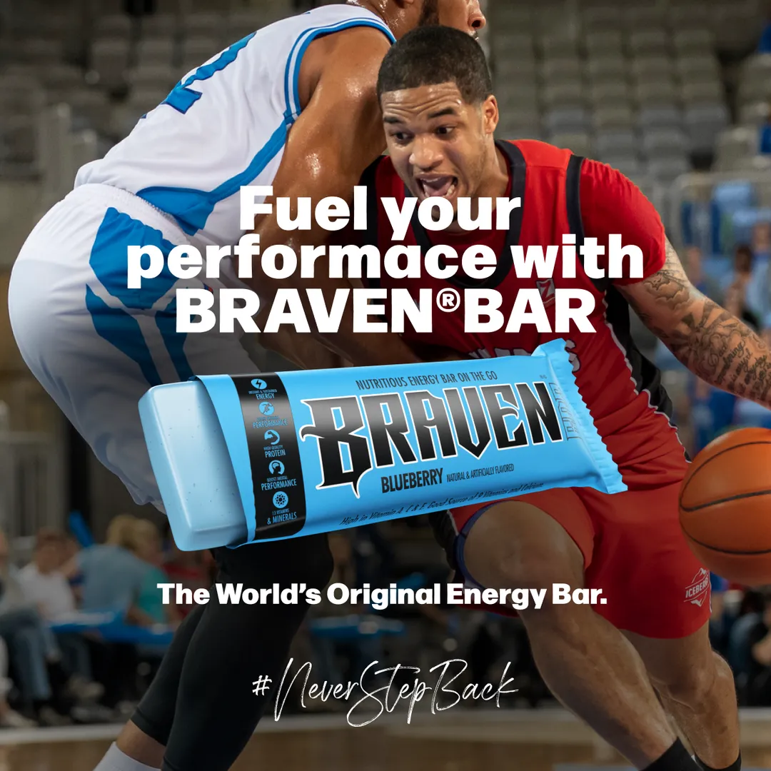 BRAVEN Energy Bar Blueberry 20-pack