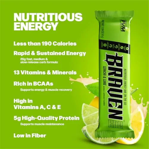 BRAVEN Energy Bar Classic Variety Pack 10-pack