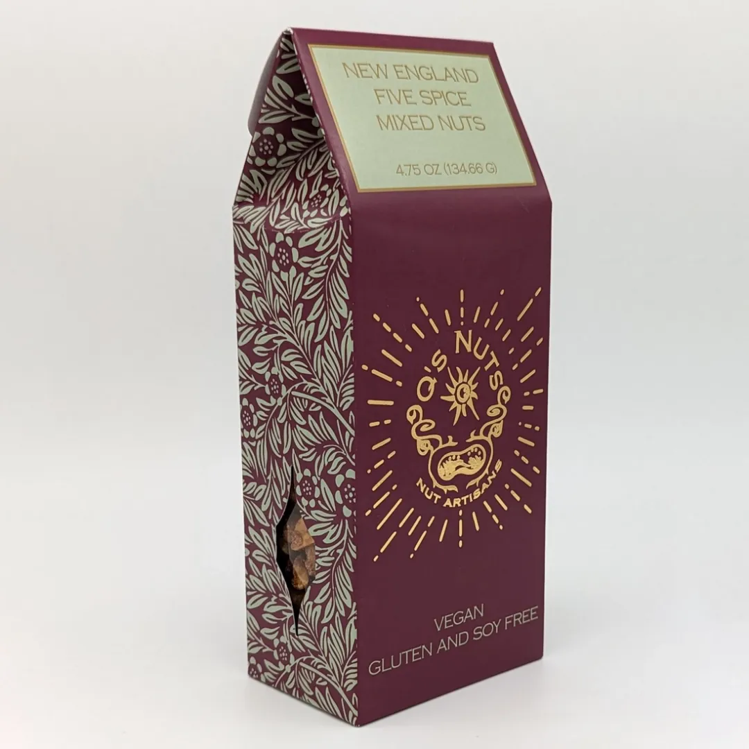 New England Five Spice Mixed Nuts Gift Box - 4.75 oz