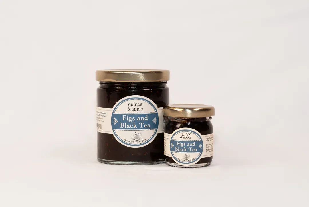 Figs and Black Tea Conserve - Case of 12 - 1.5 oz Jars