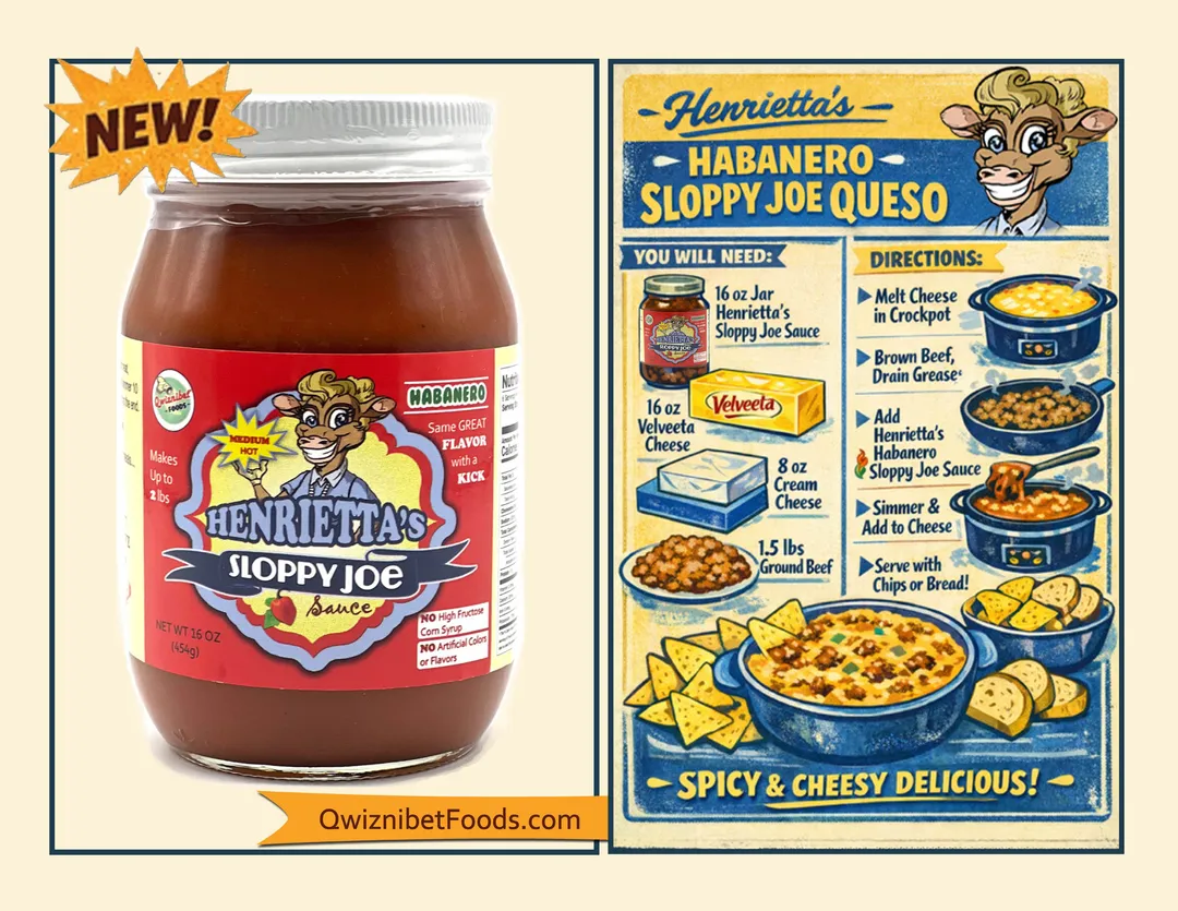 Henrietta's Habanero Sloppy Joe Sauce 16oz Jar - Spicy