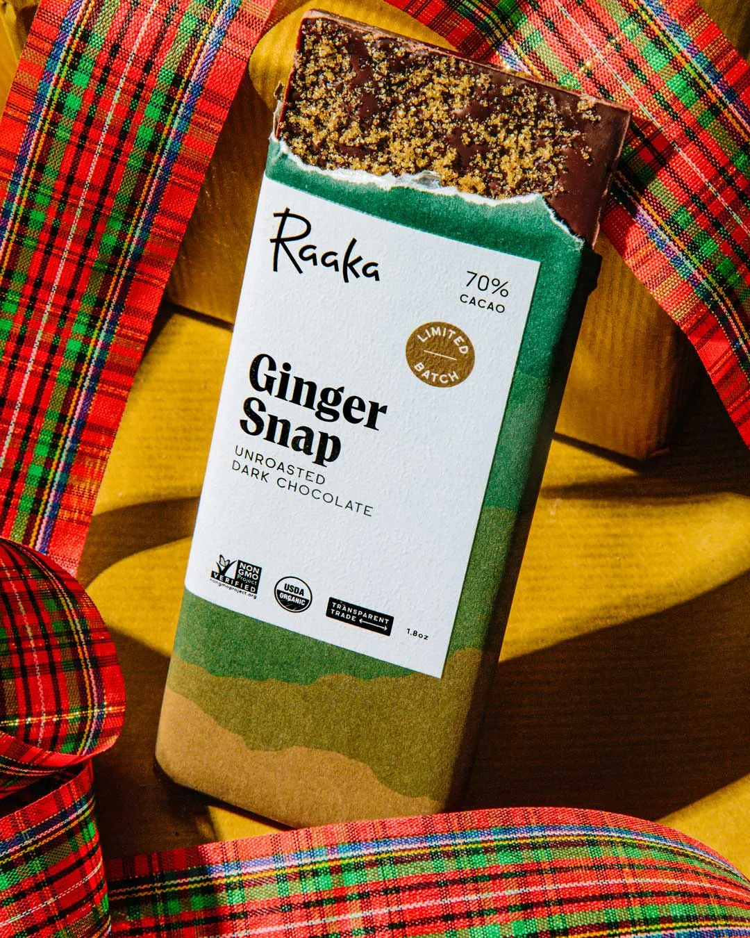 70% Ginger Snap Chocolate - Holiday Christmas Limited Batch