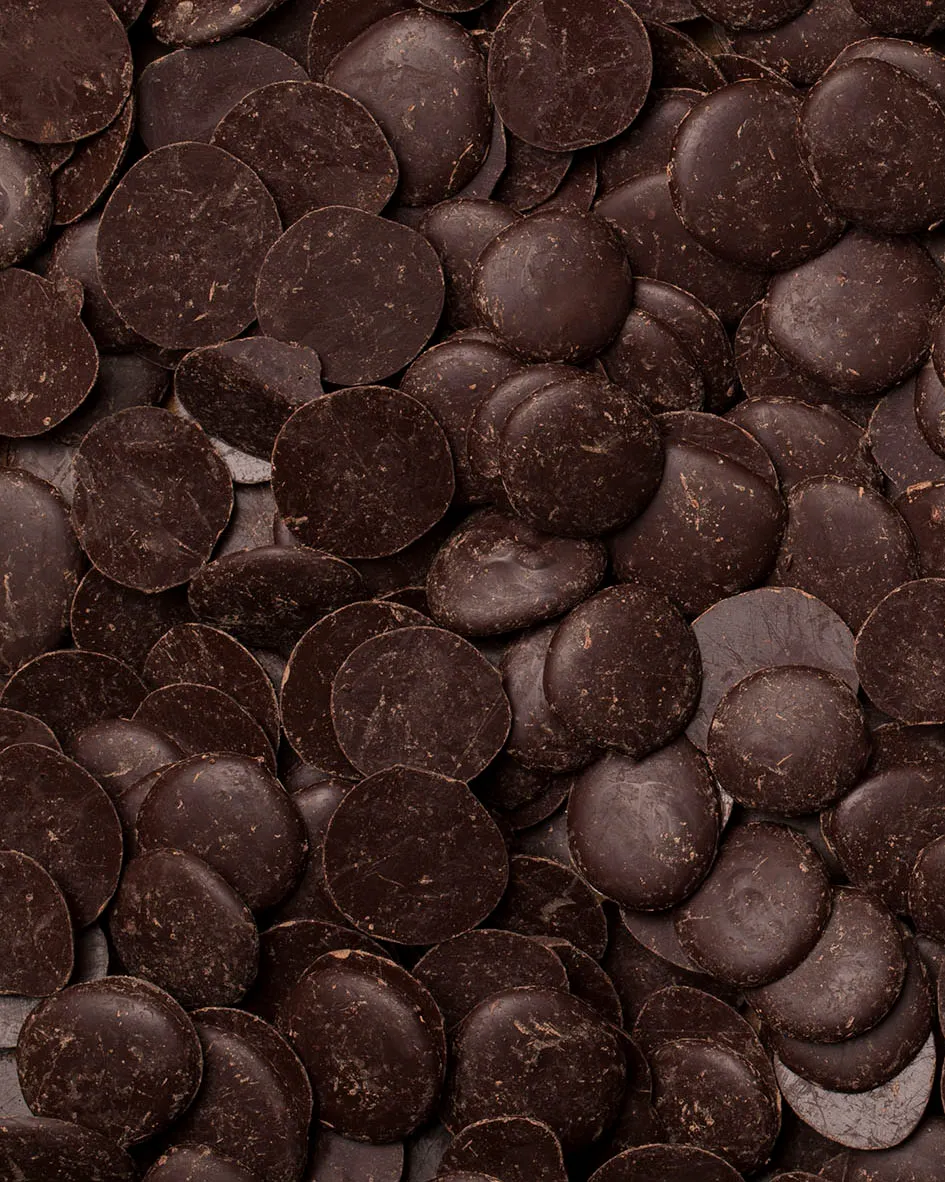 66% Cacao - Coconut Sugar Couverture - Pastille (10lb Bag)
