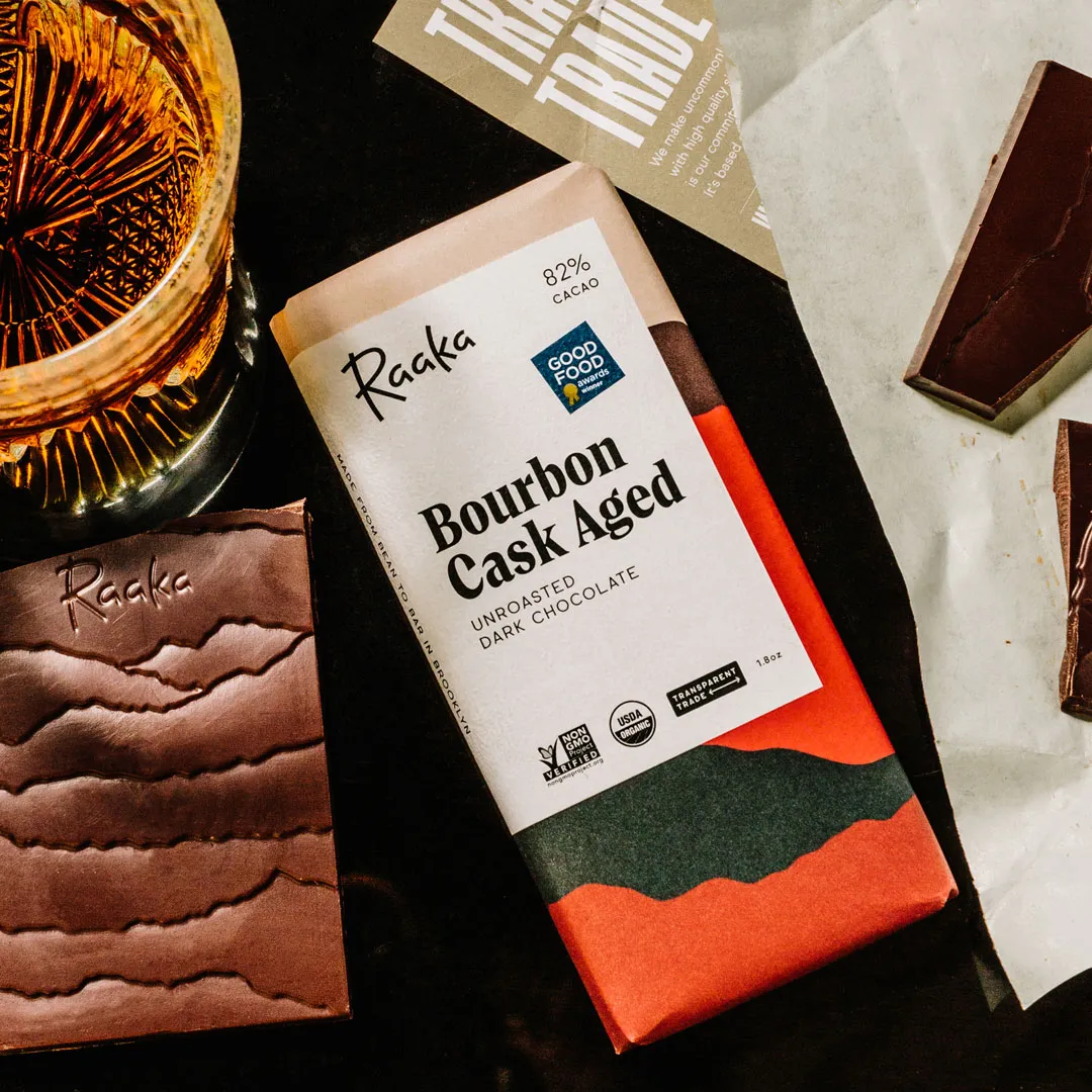 Bourbon Cask Aged Chocolate Bar