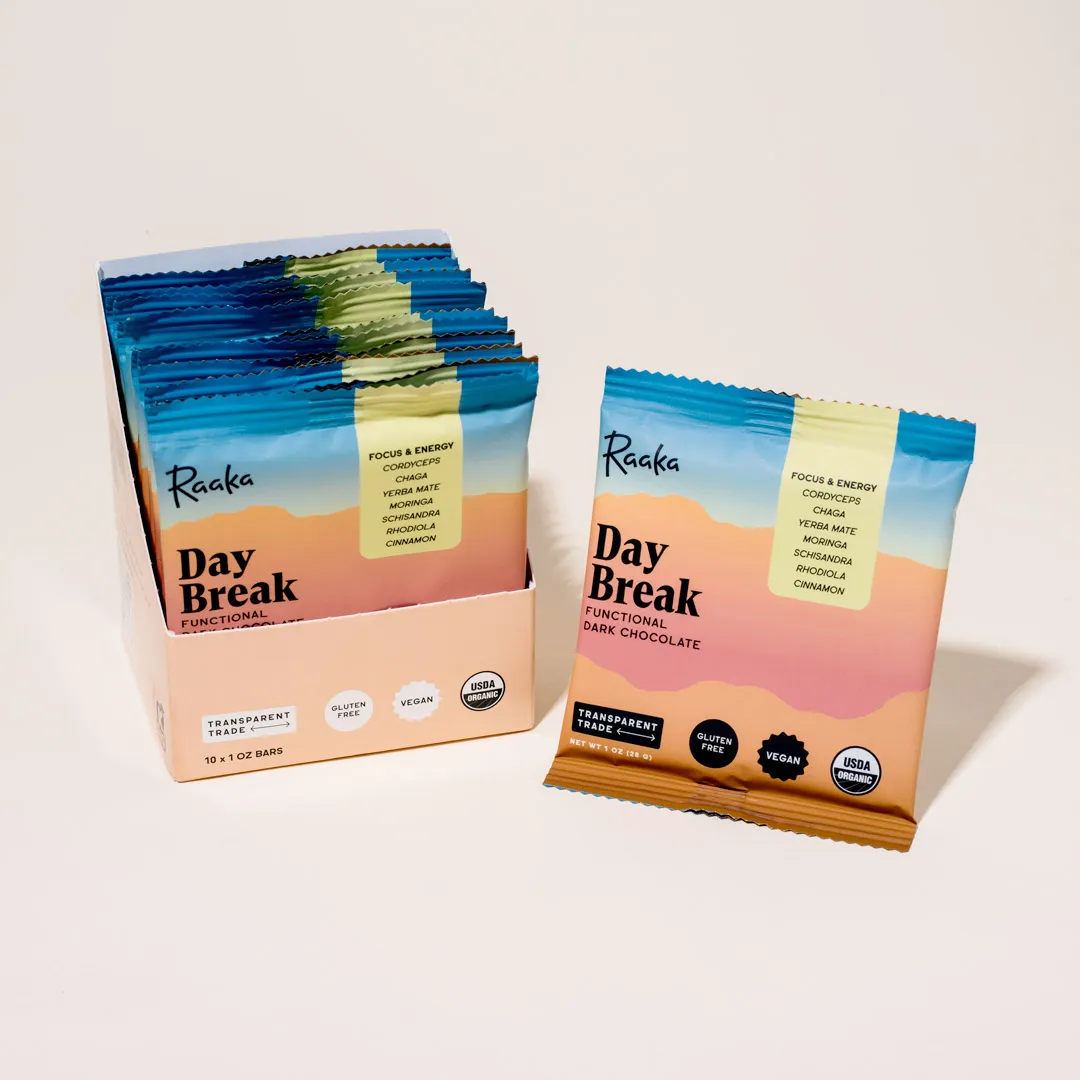 Day Break Functional Dark Chocolate Bar