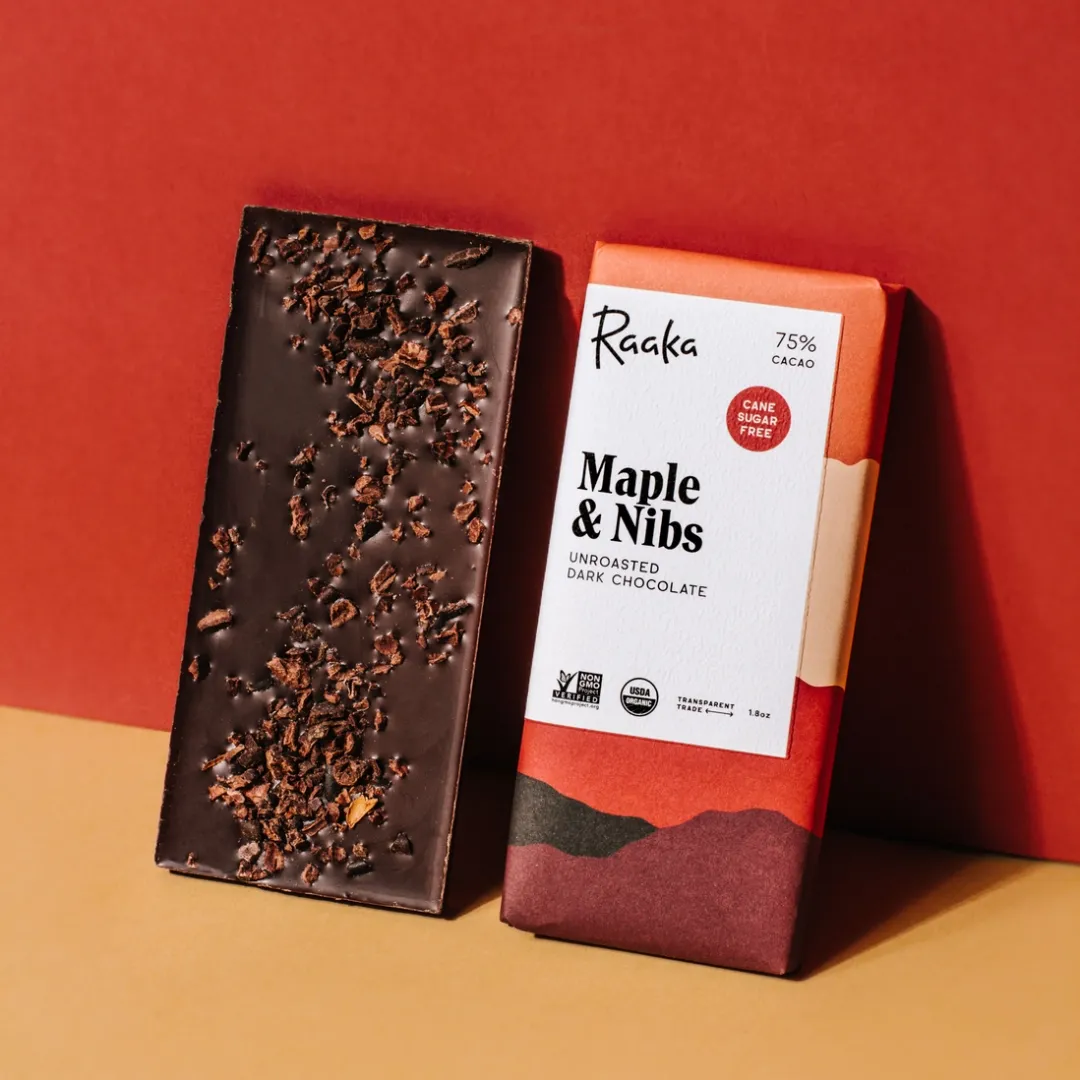 Maple & Nibs Chocolate Bar