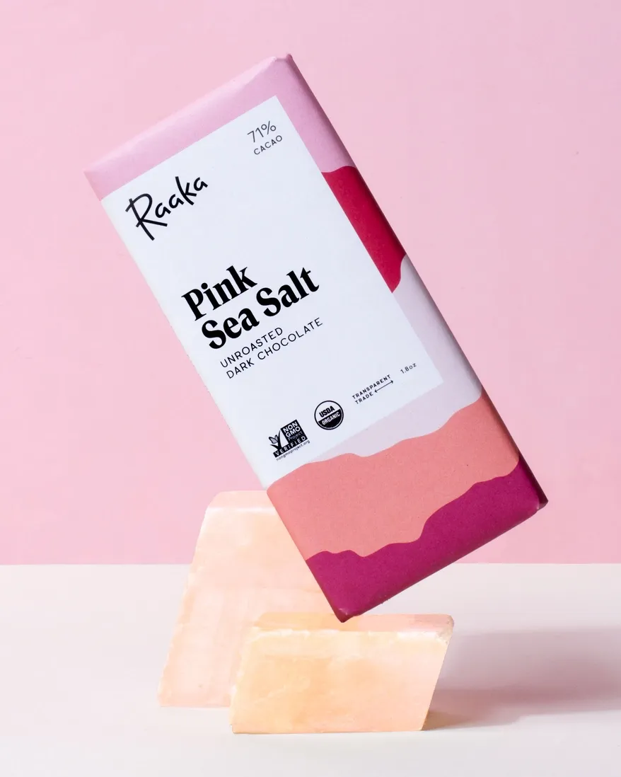 Pink Sea Salt Chocolate Bar