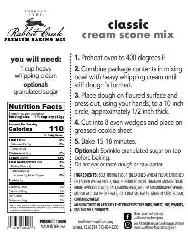 SCO-Classic Cream Scone Mix