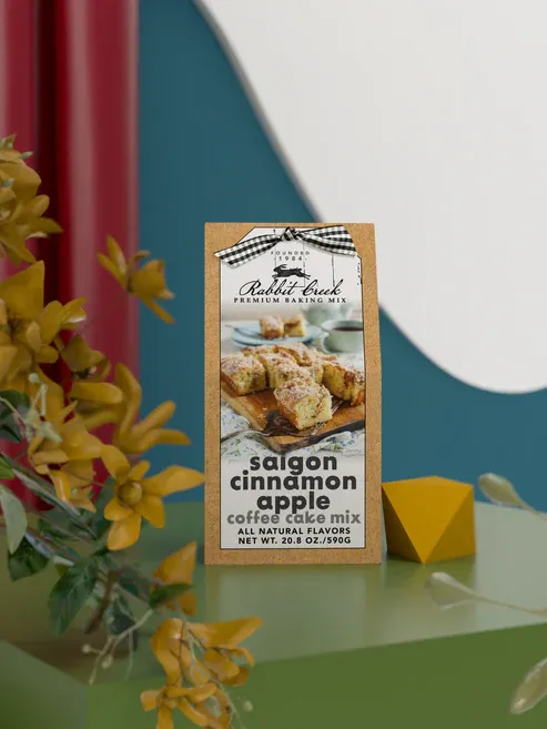 Saigon Cinnamon Apple Coffee Cake